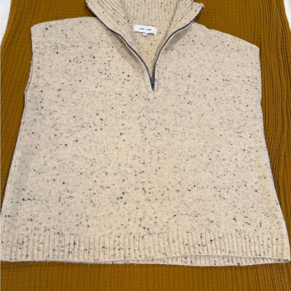Anthropologie John+Jenn Speckled Sweater Vest - Picture 8 of 9